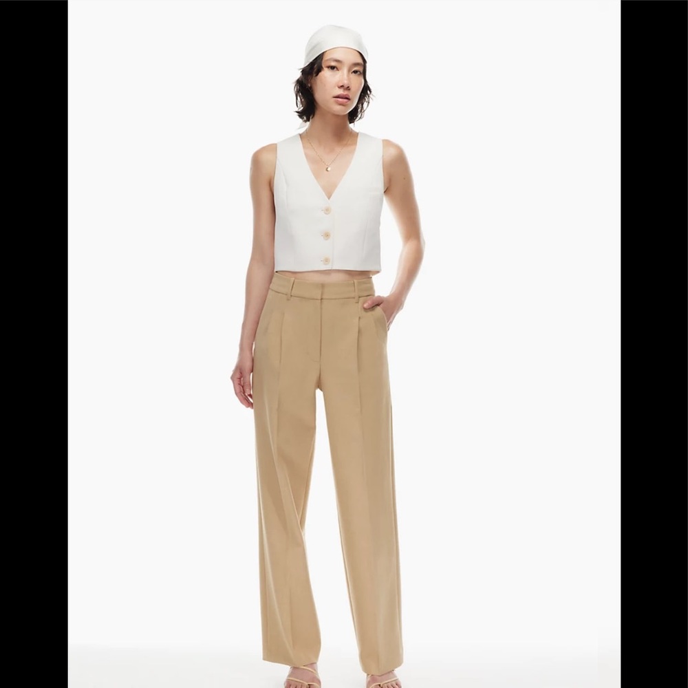 WTT/WTS: Aritzia Wilfred Effortless Pant in Heather Beige
